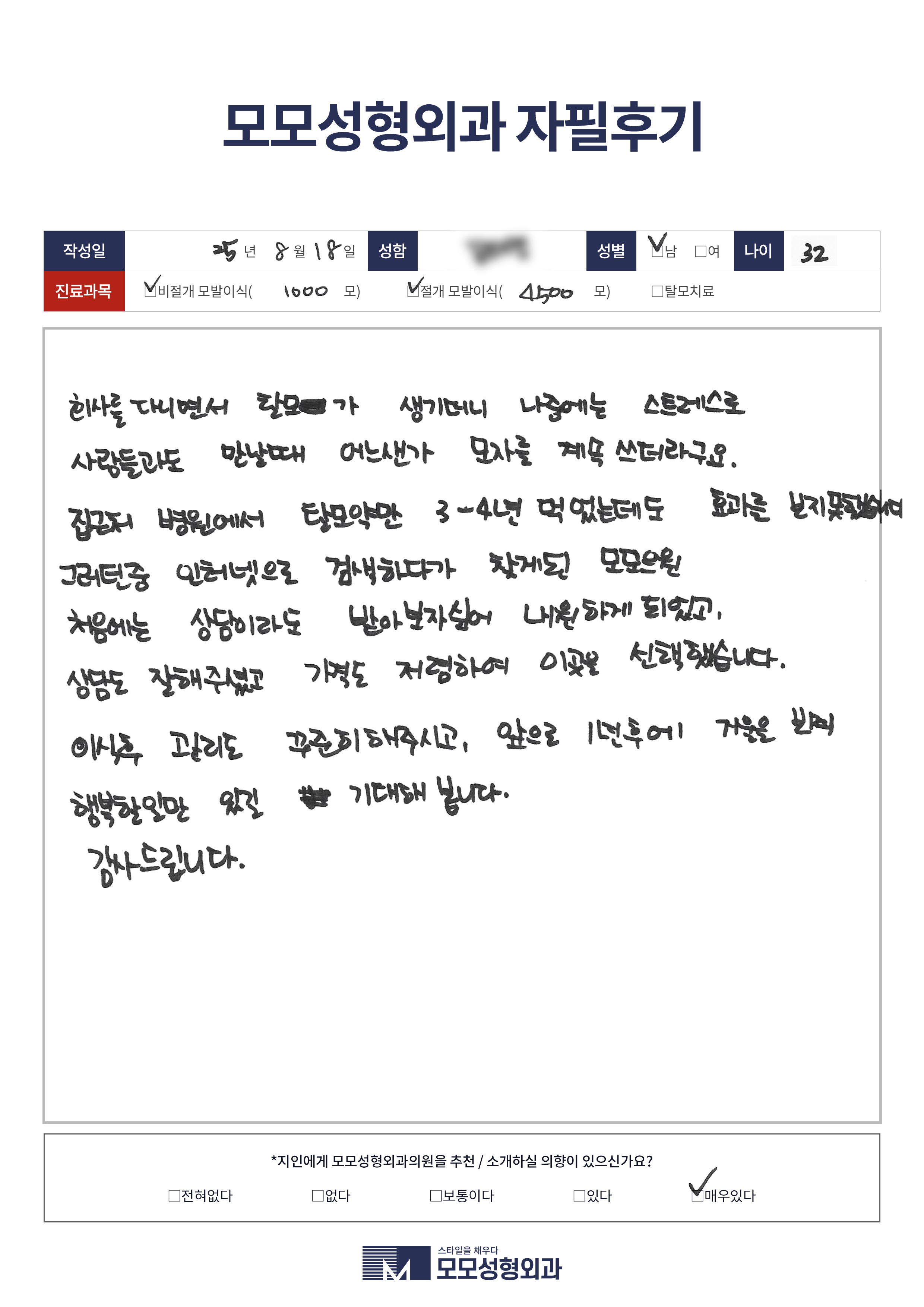 절개+비절개 30대 4000모이상
