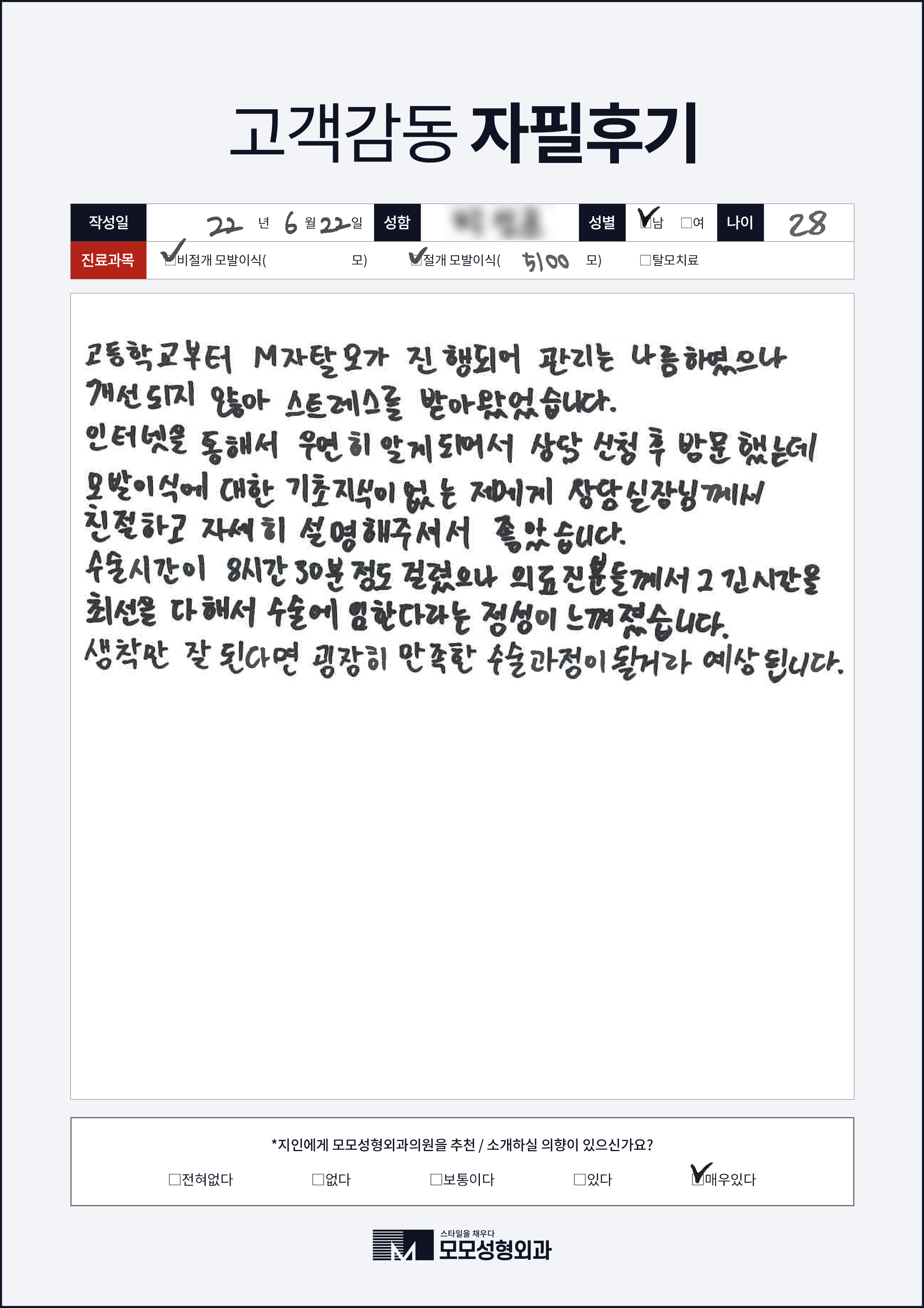 절개+비절개 20대 4000모이상
