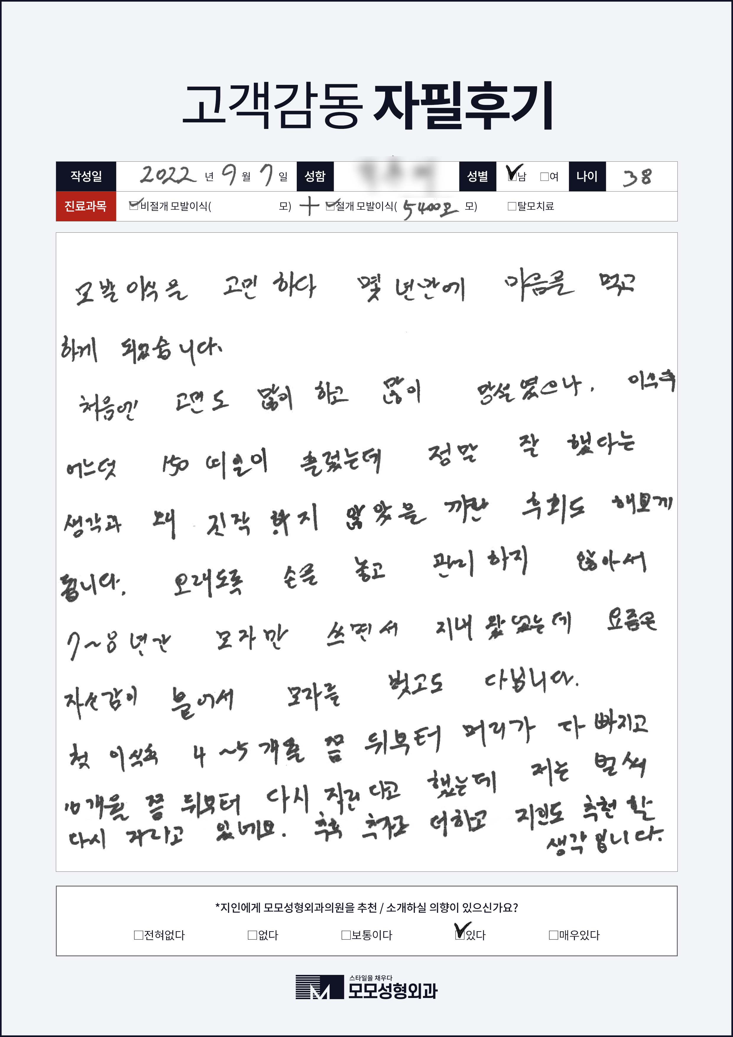 절개+비절개 30대 4000모이상